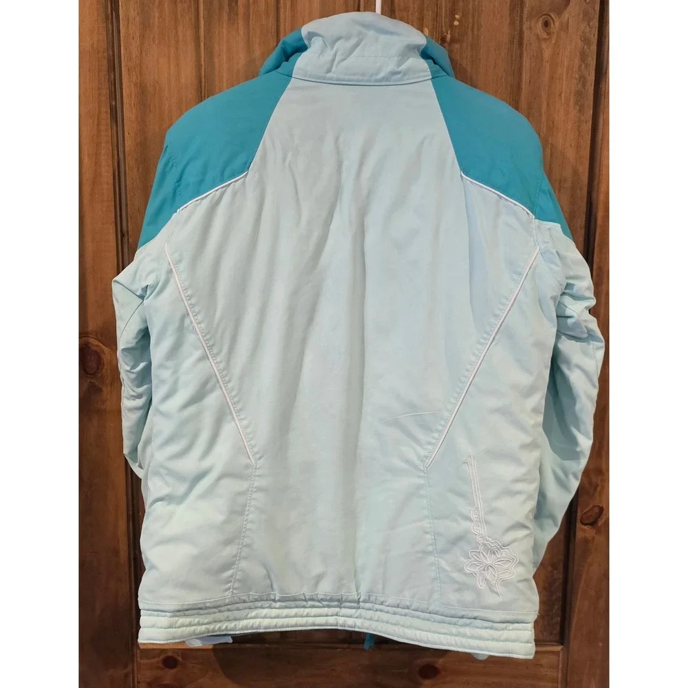 Columbia Winter Jacket Kids Size 18/20 Blue Excellent‎ Fleece Lined Snow Coat